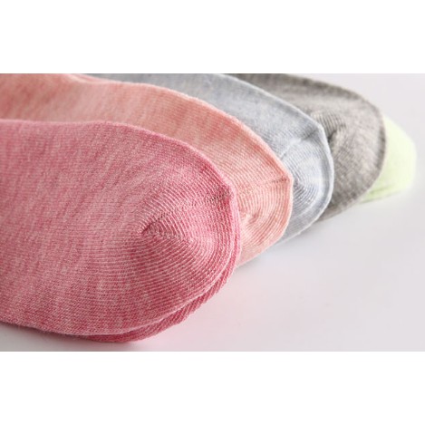 ถุงเท้าญี่ปุ่น ข้อสั้น 10 สี พาสเทล