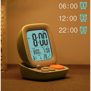 Electronic watch charging alarm clock / retro small computer alarm clock