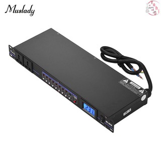 ♫ Muslady VS-1028 10-outlet Rack Mount Power Sequence Controller Conditioner Surge Protector Power Supply Regulator with