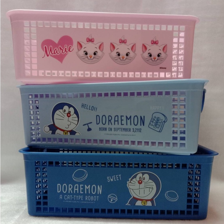 Basket Pencil holder ตะกร้า ตะกร้าเหลี่ยมมีหูหิ้ว ตะกร้าเก็บของ ตะกร้าใส่ดินสอ ตะกร้าลายลิขสิทธิ์แท้ - รูปที่ 5