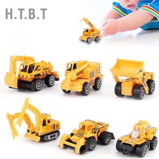 H.T.B.T 6ชิ้น 1:64 โมเดลรถยนต์ของเล่นสําหรับเด็ก