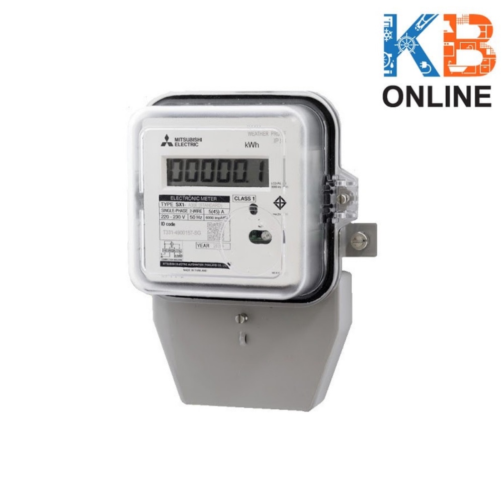 มิเตอร์ไฟฟ้า อิเล็กทรอนิกส์ SX1-A30E 5(45)A Electronic power meter SX1-A30E 5 (45) A
