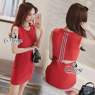 Sevy Mini Dress ผ้าไหมพรม