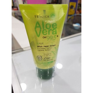 Tescica Aloe vera Gel 50g เจลว่านหางจระเข้ บำรุงผิวหน้าและผิวกาย ปกป้องรังสียูวี ทาหลังออกแดด กระชับรูขุมขน