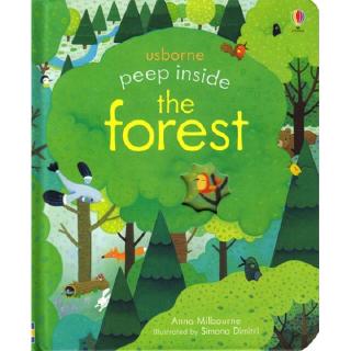 DKTODAY หนังสือ USBORNE PEEP INSIDE THE FOREST