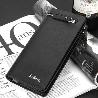 Fin 1 กระเป๋าเงินยาว กระเป๋าโทรศัพท์ Baellerry (Black) สีดำ