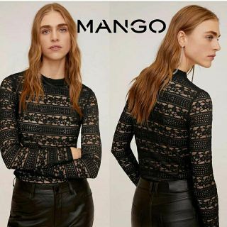 MNG : Black Lace Longsleeve