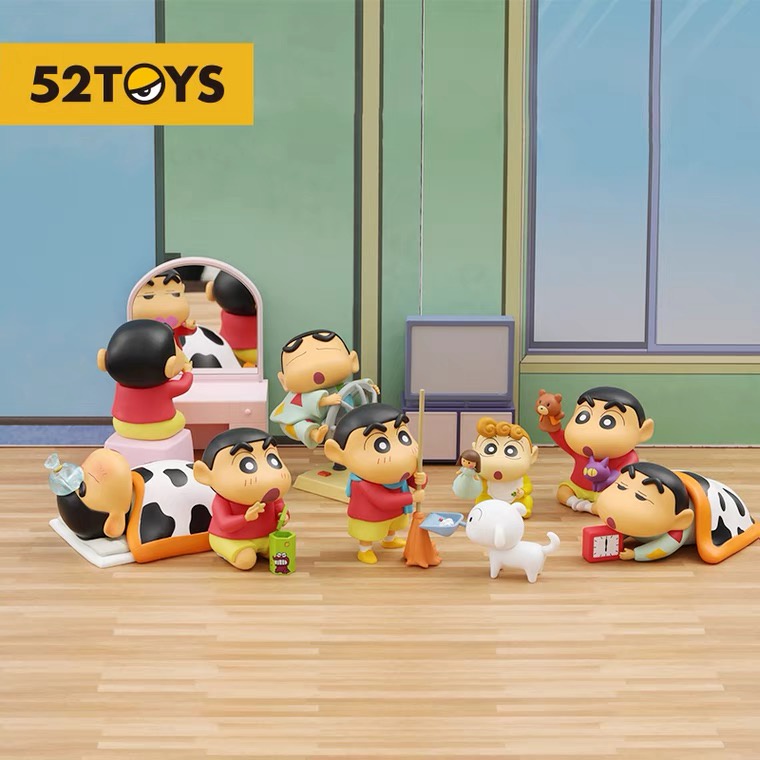 ***งานแท้***ฟิกเกอร์โมเดล Shinchan ชุด 52Toys Crayon Shin Chan Daily Series52Toys