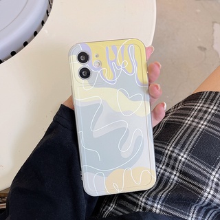 เคสโทรศัพท์มือถือ TPU ลายศิลปะ เรียบง่าย สำหรับ iPhone 11 Pro Max X Xr Xs Max 7 8 Plus Se 2020 12 pro max 12 mini 13 pro max 13 mini