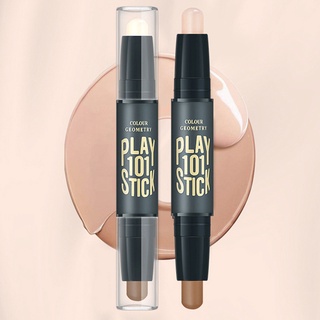 Double-head V Face Contour Stick High-light Shadow Concealer Pen Waterproof And Sweatproof Long-lasting Makeup