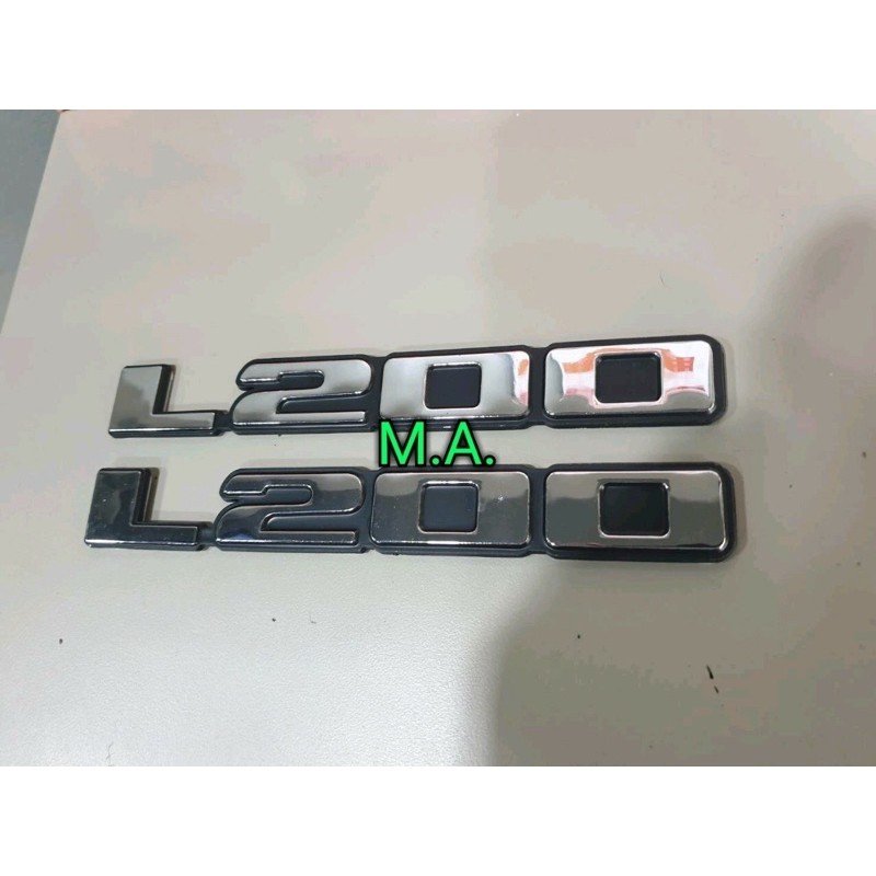 Stickers, Logos & Emblems 140 บาท โลโก้ MITSUBISHI L200 ติดข้างประตู Automobiles