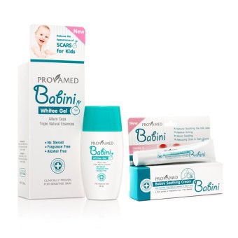 Provamed Babini Baby Oil+Whitee Gel+Soothing Cream [3 ชิ้น]