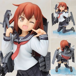 Figure ฟิกเกอร์ Model โมเดล Kantai Collection KanColle เรือรบโมเอะ Ikazuchi อิคาซึจิ ชุดนักเรียน