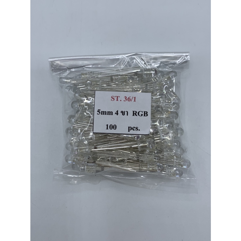 LED 5 mm 4ขา RGB (มี3สีใน1ดวง)