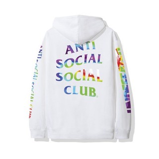 เสื้อฮู้ด anti social club undefeated hot in here white hoodie