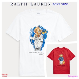 RALPH LAUREN BEAR COTTON TEE ( BOYS SIZE 8-20 YEARS )