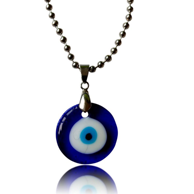 Mo * Blue Eyes สร้อยคอแก้วตุรกี Evil สําหรับป้องกันจี้สร้อยคอเครื่องประดับ Gi