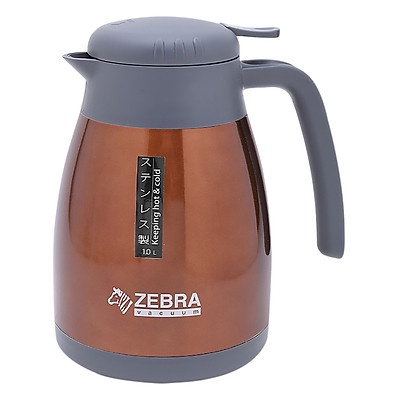 Thailand Zebra Thermos Bottle 1L-112964 สีน้ําตาล