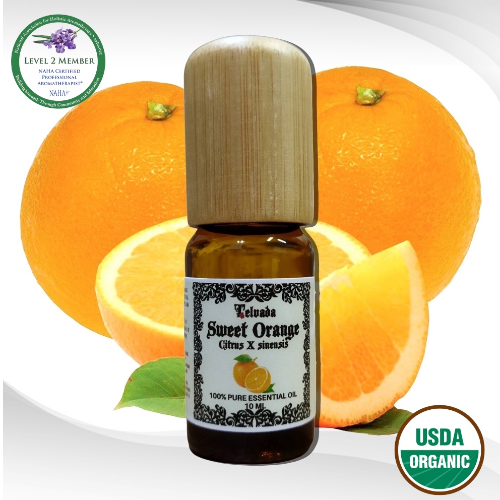 Orange Cold Pressed Essential Oil  Organic  น้ำมันหอมระเหย ผิวส้ม ออร์แกนิค