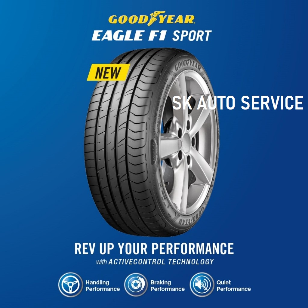 GOODYEAR ยางรถยนต์ 215/45R17 (ล้อขอบ17) รุ่น EAGLE F1 SPORT 1 เส้น (ใหม่กริ๊ปปี 2025) - รูปที่ 2