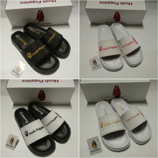 Hush Puppies Slides รองเท้าแตะพรีเมี่ยม สําหรับผู้ชาย และผู้หญิง