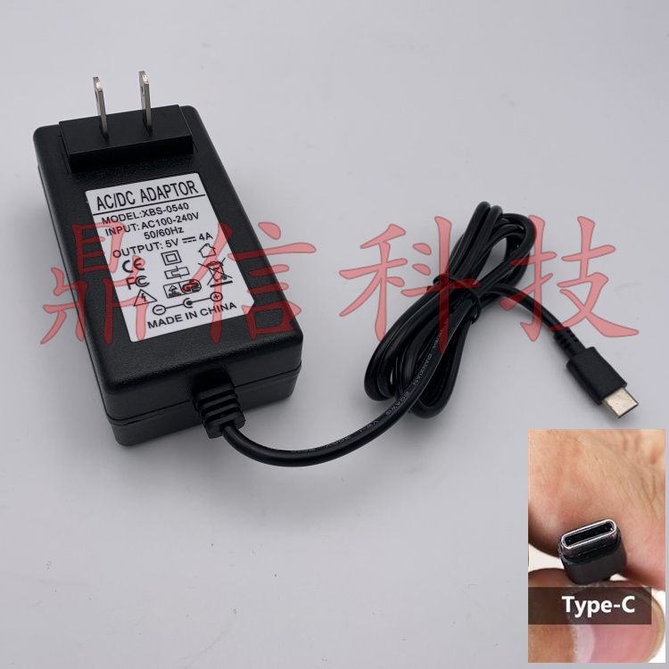 อะแดปเตอร์ชาร์จพาวเวอร์ซัพพลาย 5v4a 9V 3A Type-C 5V3A หน้าจอ LCD micro Usb CH8F