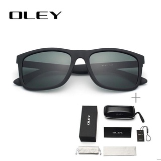 OLEY รุ่น Y4937 สี C02 แว่นตากันแดด แว่นตา แฟชั่น เลนส์ โพลาไรซ์ 100% ป้องกันแสงรังสี UV400 ทนต่อการขีดข่วน