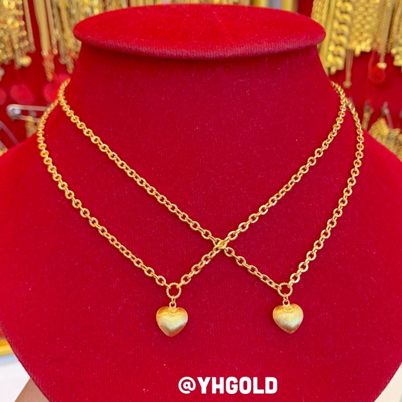 สร้อยคอทอง1สลึง Yonghenggold ลายโซ่ซีดีพร้อมจี้ ทองคำแท้96.5% สินค้ามีใบรับประกัน ราคา ถูกที่สุด ดีลบีเคเค แกลเลอรีภาพที่ 3