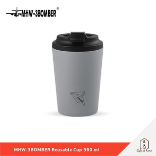 MHW-3BOMBER Reusable Cup 360ml แก้วกาแฟ แก้วลาเต้