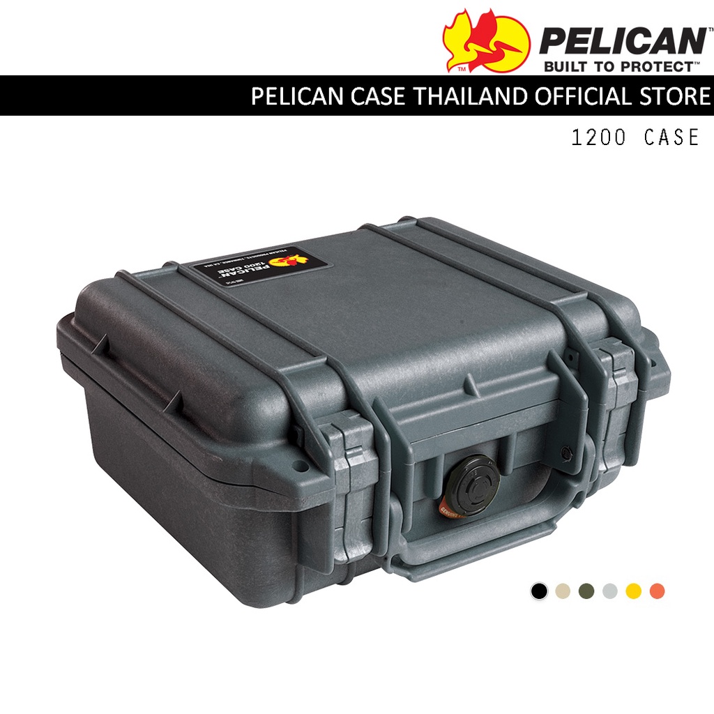 Pelican 1200 case with Foam - กล่องกันน้ำกันกระเเทก