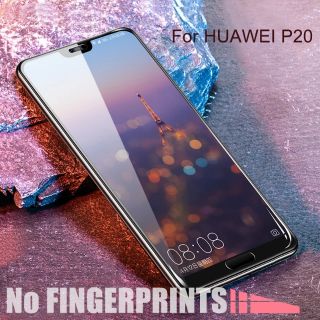 Huawei P20 ฟิล์มกระจก แบบเต็มจอ ลงขอบโค้ง ขอบนิ่ม