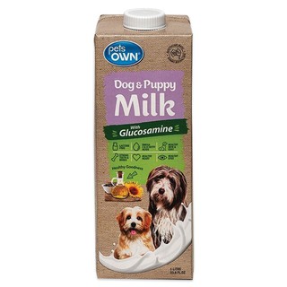 Pets Own Puppy Milk นมสำหรับลูกสุนัขทุกสายพันธุ์ 1ลิตร