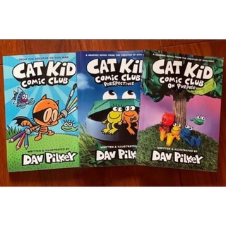 หนังสือชุด Cat Kid Comic Club 3 เล่ม หนังสือการ์ตูน ภาษาอังกฤษ Comic Book สำหรับเด็ก พร้อมส่ง