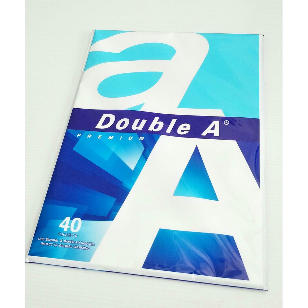 กระดาษถ่ายเอกสาร A4 40แผ่น4แพ็ค