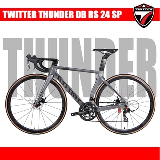 จักรยานเสือหมอบ Twitter Thunder DB RS 24 Sp 46/48/50/52/54 [มีของพร้อมส่ง][ขนส่งภายในประเทศ]