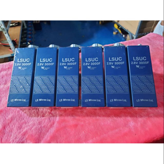 คาปา​ LSUC​ ของแท้​100% super​ cap​ คาปาซิเตอร์​ 16v.500f. ซุปเปอร์คาปา LSUC​ 2.8v.3000f. แพ็ค6ก้อน