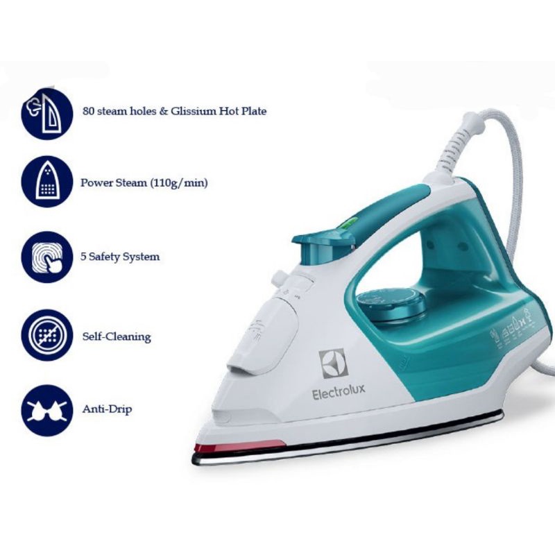 Electrolux เตารีดไอน้ำ ESI5126 /1800วัตต์