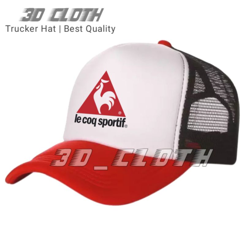 Le Coq Sportif Trucker Hat - Le Coq Sportif หมวกกีฬา