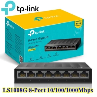 SWITCH HUB (สวิตซ์ฮับ) TP-LINK (LS1008G) 8-Port 10/100/1000Mbps Desktop Switch