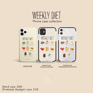 เคสโทรศัพท์ diet weekly รับทำมากกว่า400รุ่น