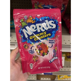 🌈🌈🌈Nerds Gummy Cluster🌈🌈🌈📍227g 📌เจลลี่นำเข้าจากเมกา🇺🇸🇺🇸🇺🇸