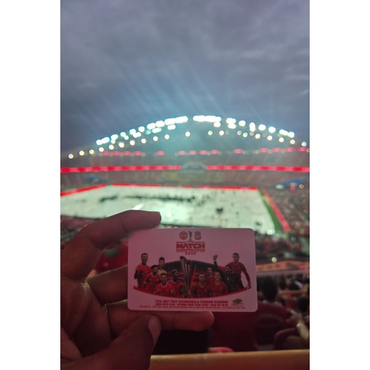 บัตรที่ระลึก THE MATCH BANGKOK CENTURY CUP 2022