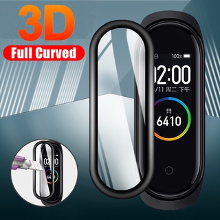 ฟิล์มกันรอยหน้าจอ แบบนิ่ม สําหรับ Mi band 7 6 5 4 Xiaomi MiBand 7 6 5 4 2 ชิ้น