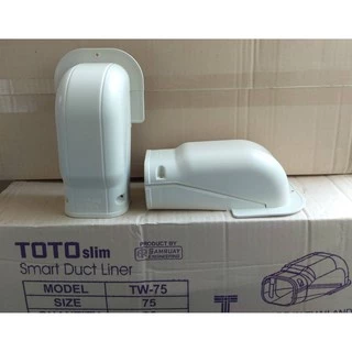หัวกระโหลก ครอบท่อแอร์ ขนาด 75 ยี่ห้อ TOTO