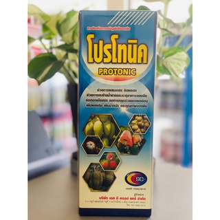 โปรโทนิค ช่วยการผสมเกสร ติดผลดก ลดการหลุดร่วงของผลอ่อน เพิ่มผลผลิต -ขนาด1ลิตร-