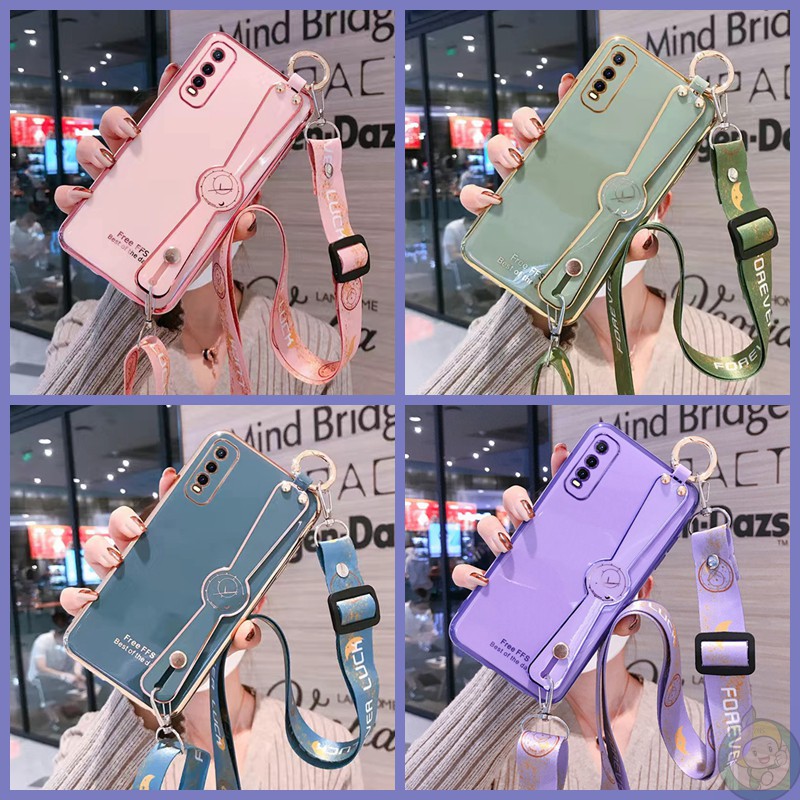 เคสโทรศัพท์เคลือบด้วยไฟฟ้า vivo V21 Y72 Y20S g X60 Y31 Y20S Y12S Y50 Y30 V20 V20SE Y17 Y15 Y12 S1 v2