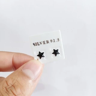 ต่างหูเงินแท้ Star Earrings 92.5% (ดาวร่ม)
