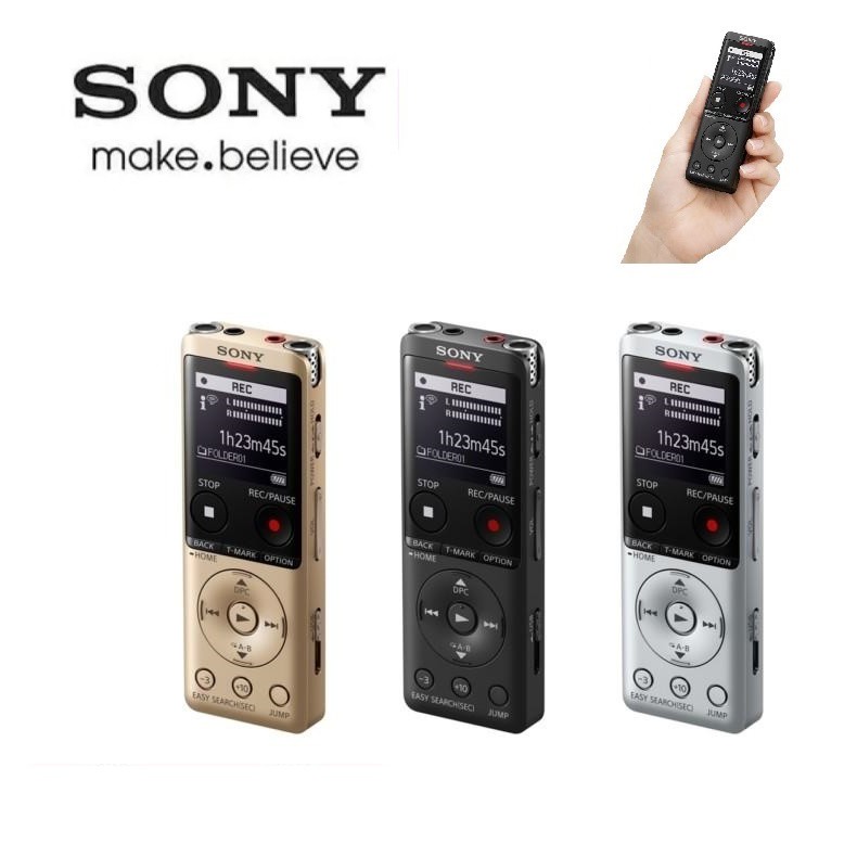 เครื่องบันทึกเสียงดิจิตอล UX ซีรีส์ SONY- UX570 เครื่องแท้ศูนย์ไทย ลงทะเบียนรับประกันได้