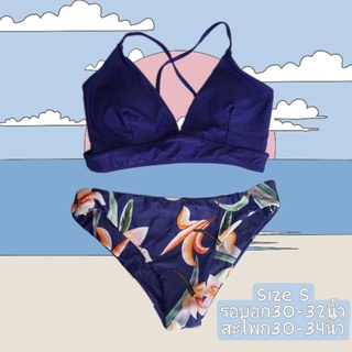 พร้อมส่ง🎉BIKINI ลายน่ารักๆดีเทลสานด้านหลัง