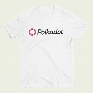 พร้อมส่งจากไทย เสื้อยืดบิทคอยน์ เสื้อยืดคริปโต ลาย Polkadot New 🙌